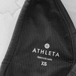 Athleta Black Racer Back Clasp Closure Padded Active Sports Bra Size Women's XS Photo 2