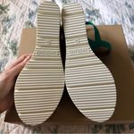 Gentle Souls  Kenneth Cole Elyssa Leather Espadrille 9 Green Wedge Platform Photo 3