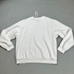 Disney Mickey Mouse Sweatshirt Skiing Graphic XXL White Long Sleeve Pullover NWT Photo 1