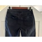 Cosmic Blue Love Cargo Chino Pants Womens Sz 28 Navy Blue Casual Stretch Photo 3