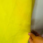 HALSTON Yellow Lil Crepe Strapless Overlay Side Zipper Jumpsuit Dress Size 2 Photo 11