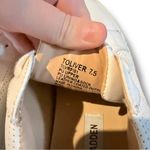 Steve Madden Steve‎ Madden Toliver Faux Leather Sneakers Women’s Size 7.5 White Perforated Photo 8