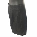 Jennifer Moore  black Linen mini skirt 8 Photo 2