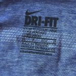 Nike  Women's Blue Black Striped Racerback Tank Top XS Lightweight Athletic‎ Photo 4