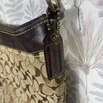 Coach Signature Canvas & Leather Crossbody Bag Brown Brass Hardware C0654-10402 Photo 3