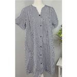 YOZLY House Dress Women Cotton Duster Robe Short Sleeve Housecoat Button Down M Size M Photo 9