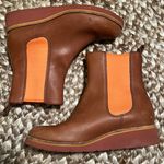 Cole Haan  Nike Air Booties Brown Orange Waterproof Women’s 8.5 Photo 0