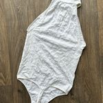 Free People Intimately  White Stretch Eyelet Sleeveless Bodysuit Size M/L Photo 2