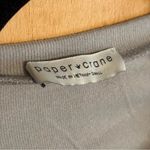 Paper Crane  Gray Cropped Sweatshirt Sz S Ballet Photo 3