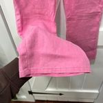 Ralph Lauren  Linen Pants 4 Pink Straight Leg Vintage Ballerina Barbie Coquette Photo 2