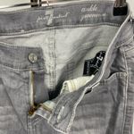 7 For All Mankind 7 for all mankind Gray Gwenevere Distressed Skinny Leg Ankle Jeans Photo 5