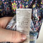 Boden Floral Mini Dress Size 12 Multicolor Boho Cottagecore Modest Fall Prairie Blue Photo 10