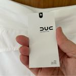 Ducsport White Slice Tennis Shorts. Size Medium. Photo 2