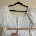House Of CB  'Matilda' White Puff Sleeve Corset Dress‎ NWOT Size S Photo 7