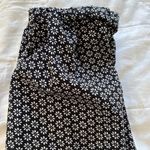 Xhilaration Black and white flower joggers Photo 5