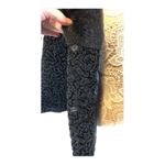 Persian coat with large fur collar in black size medium Photo 10