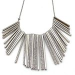 Loft ‎ Stunning Necklace rhinestones sun days Phoenix style bar Photo 0