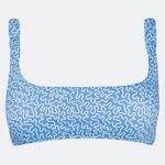 NEW FISCH Colombier Square Neck Bikini Top,‎ Blue, Medium Blue Photo 0