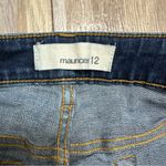 Maurice's  Dark Blue Distressed Skinny Jeans, Size 12 Short Photo 4