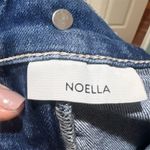 Paige  Maternity Jeans Size 28 Blue Straight Leg Stretchy Panel Photo 4