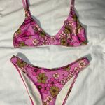 Triangl Pink Floral Bikini Set Photo 0