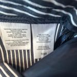 Jones New York Women's Navy and White Pinstripe Cropped Pants Photo 4