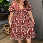 REVOLVE | BB DAKOTA | STEVE MADDEN | Wild Spirit Dress in Spiced Apple | Eyelets Brown Photo 2