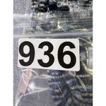 Poof! Poof Boho Casual Topper Blouse Womens Crochet Blue Multi Plaid Short Sleeve Larg Photo 7