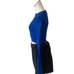 ZARA NWOT  Royal Blue Crop Long Sleeve Wool Blend Sweater Small Photo 2