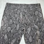 Democracy  Ab Solution Jeans Womens 14 Jegging Zip Snake Skin Gray Denim 34 x 29 Photo 6