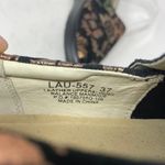 Alegria  Printed Nubuck Slip-On Shoes Lauryn Metalic Foil Black EU 37 Photo 6