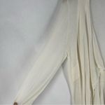 Vera Wang Simply Vera  Cream Women's Open Front Draped Shrug NWT Size L Petite Photo 2