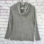 Joie Soft‎ Cowl Neck Long Sleeve Cozy Sweater in Marled Gray Size XS Photo 0