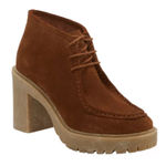 Lucky Brand NEW Hollia Booties Suede Lace Up Photo 0