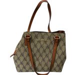 Adrienne Vittadini  Signature Collection Neutral Jacquard Hobo Handbag Purse Photo 1