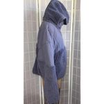 Free People Movement Purple Sherpa Hooded Adventure Awaits Fleece Jacket Large Photo 7
