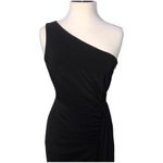 Vince Camuto Black One-Shoulder Pleated Waist Gown 6 NWOT Photo 8