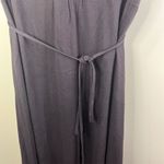 Old Navy  Women's Black Sleeveless Maxi Dress Size Large V-Neck Long Classic Work Photo 5