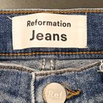 Reformation Harper high rise raw hem Destin wash skinny jeans size 23 Photo 2