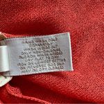 Chico's  Orange and White Watercolor Print Cardigan 2 12 L Large Photo 6