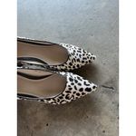 Marc Fisher Cheetah Print Heels Size 9M Block Heel Haircalf Pumps Classic Luxury Photo 6