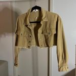 Light brown cropped overshirt Photo 3