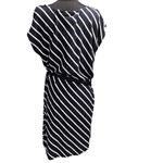 Tommy Hilfiger NEW Navy Blue & White Stripe Knit Belted Dress Photo 2
