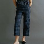 Ciao Lucia Pietro Woven Taffeta Pant Sapphire Womens Blue Size Small Made in La White Photo 12