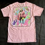 Barbie Adult Size Medium Pink Short Sleeve Crew Neck Graphic T Photo 1
