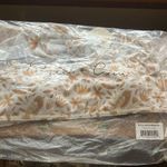 Rylee + Cru ruffle sleeve bikini top white & tan birds & floral print size small Photo 2