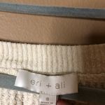 Anthropologie Eri + Ali Waffle Thermal Sweater Cream Ivory Size Small Photo 2