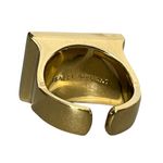 Isabel Marant To Dance Ring White Grey Marble Brass Adjustable Cocktail Designer Photo 3