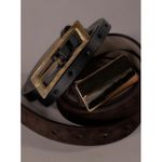 Heaven Mayhem Capsule Belt in Black & Gold Small New Womens Skinny Buckle Photo 8