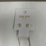 David's Bridal Pearl Necklace and Earrings Set Photo 3
